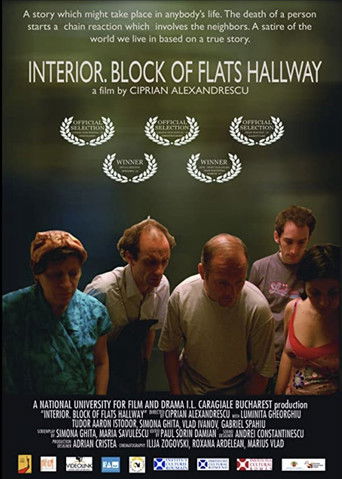 INTERIOR. BLOC OF FLATS HALLWAY poster