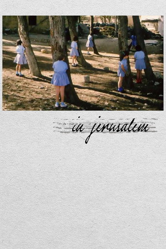 Movie poster for In Jerusalem (1963)