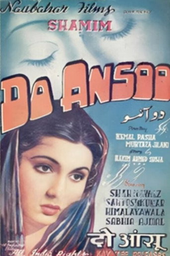 Movie poster for Do Ansoo (1957)