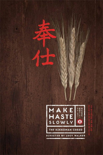 Movie poster for Make Haste Slowly (2012)
