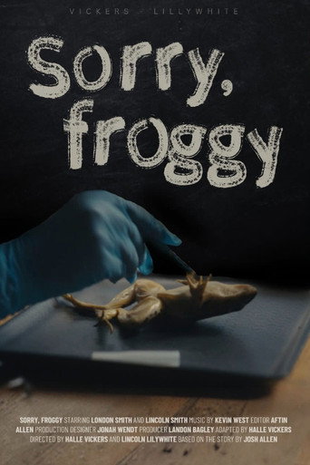 Movie poster for Sorry, Froggy (2025)