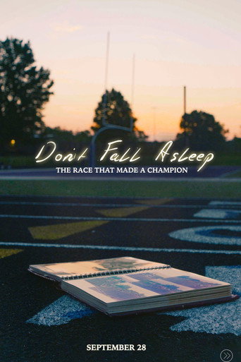 Movie poster for Don't Fall Asleep: The Race That Made a Champion (2024)