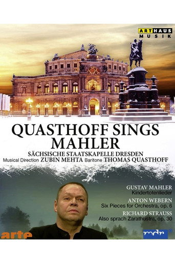Movie poster for Quasthoff sings Mahler (Staatskapelle Dresden, 2010) (2020)