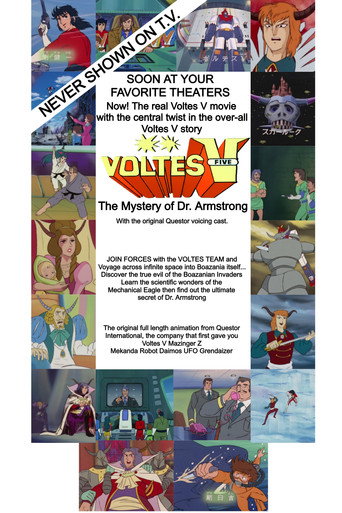 Movie poster for Voltes 5 - The Mystery of Dr Armstrong (1981)