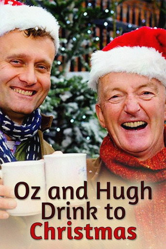 Oz And Hugh Drink To Christmas poster