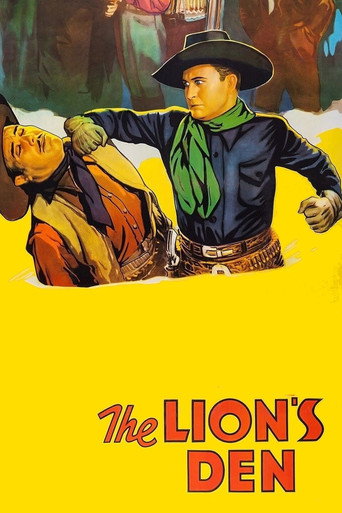 Movie poster for The Lion's Den (1936)