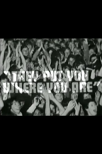 Movie poster for They Put You Where You Are (1966)