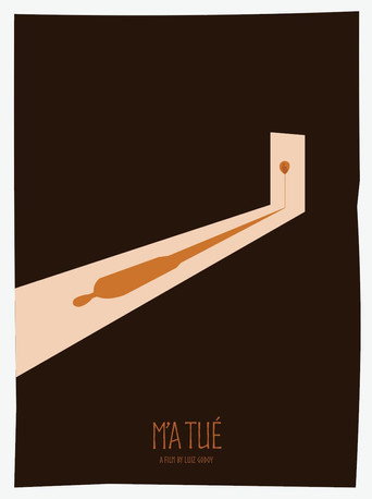 Movie poster for M'a Tué