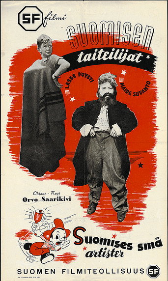 Movie poster for Suomisen taiteilijat (1943)