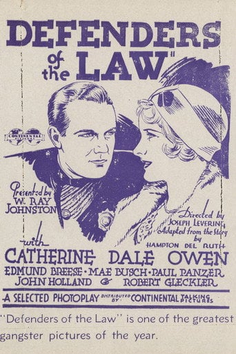 Movie poster for Defenders of the Law (1931)