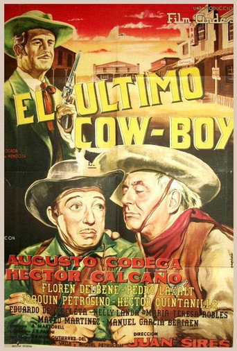 Movie poster for El último cowboy (1954)