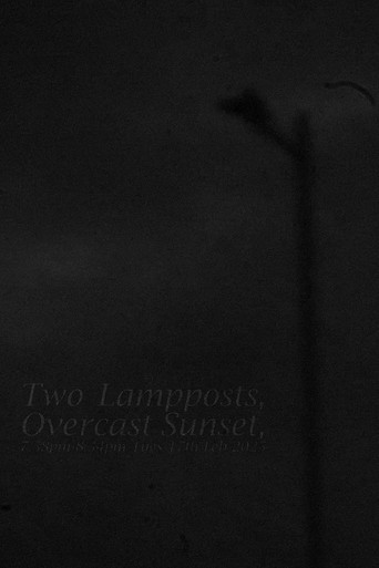 Movie poster for Two Lampposts, Overcast Sunset, 7.58pm-8.34pm Tues 17th Feb 2025 (2025)