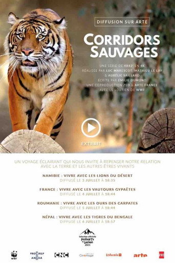 Series poster for Corridors sauvages (2023)