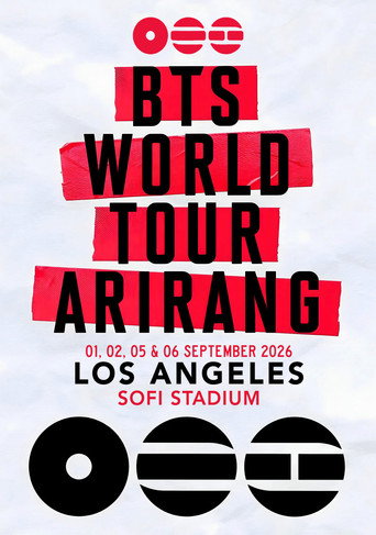 Movie poster for BTS WORLD TOUR [ARIRANG] in Los Angeles (2026)