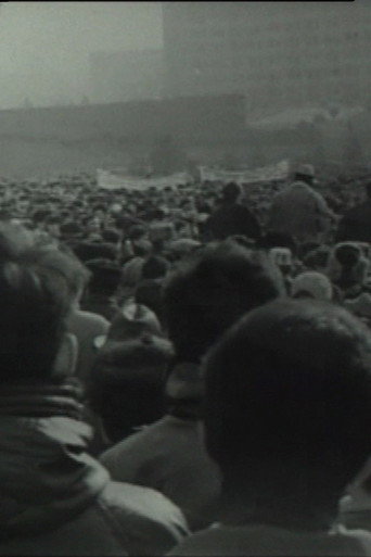 Movie poster for Chronicle of an Undeclared Demonstration (1991)