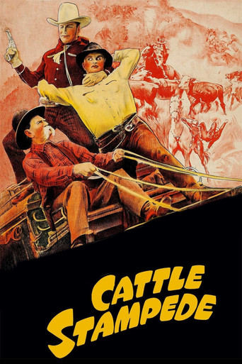 Movie poster for Cattle Stampede (1943)