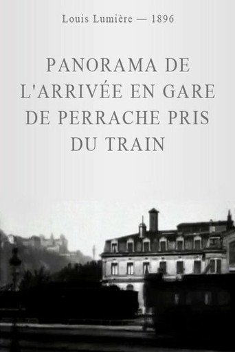 Movie poster for Panorama de l'arrivée en gare de Perrache pris du train (1896)