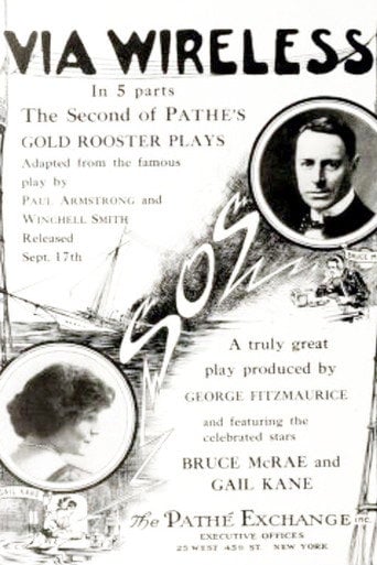 Movie poster for Via Wireless (1915)