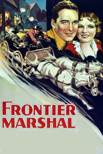 Movie poster for Frontier Marshal (1934)
