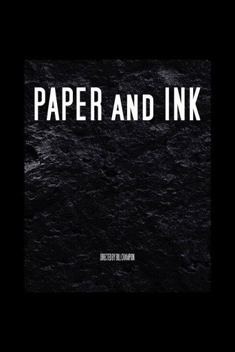 Movie poster for Paper and Ink (2012)