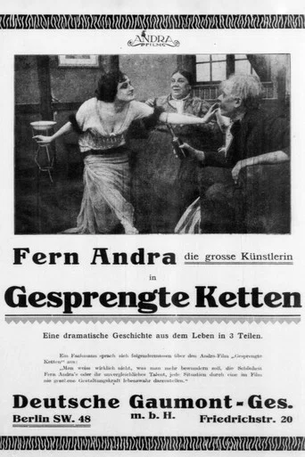 Movie poster for Gesprengte Ketten (1915)
