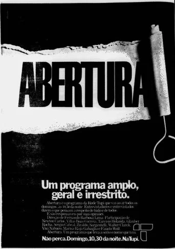 Movie poster for Abertura (1979)
