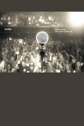 Movie poster for Moby: Almost Home - Live at the Fonda, LA (2014)