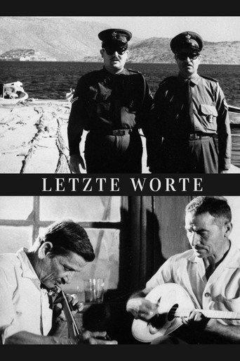 Movie poster for Last Words (1968)