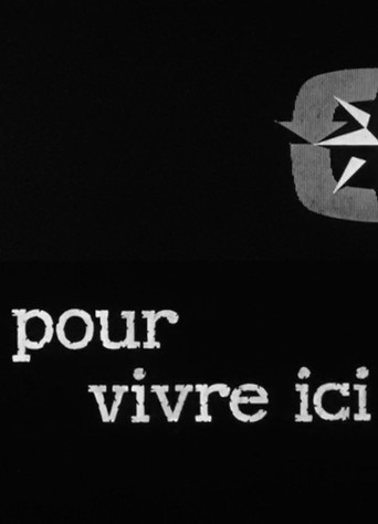 Movie poster for Pour vivre ici (1963)