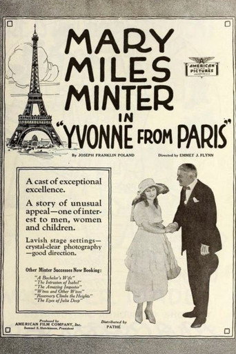 Movie poster for Yvonne from Paris (1919)