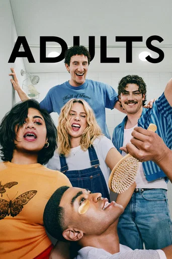 Series poster for Adults (2025)