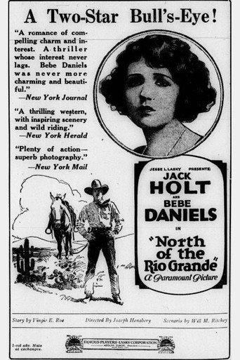 Movie poster for North of the Rio Grande (1922)