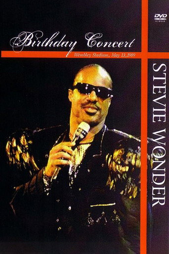 Movie poster for Stevie Wonder - Live at Wembley Stadium - London England 1989 (1989)