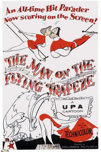 Movie poster for The Man on the Flying Trapeze (1954)