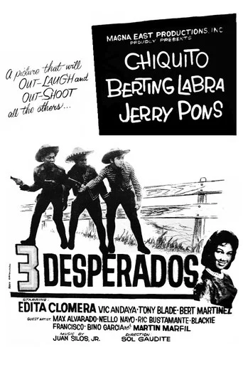 Movie poster for 3 Desperados (1962)