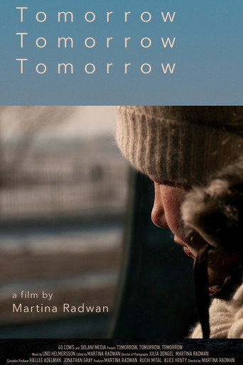 Movie poster for Tomorrow, Tomorrow, Tomorrow (2023)