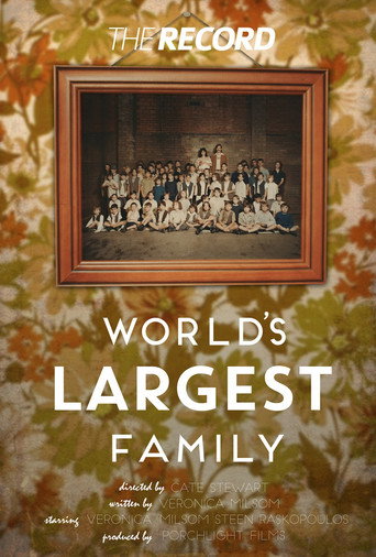 Movie poster for The Record: World's Largest Family (2017)