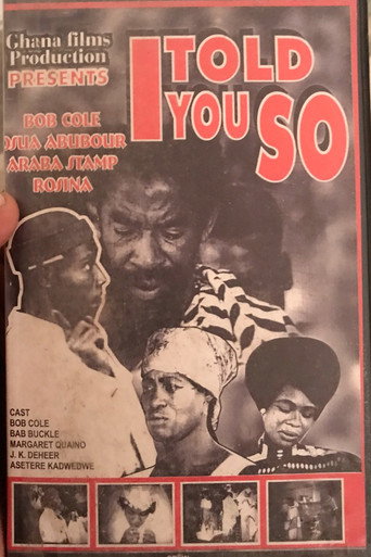 Movie poster for I Told You So (1970)