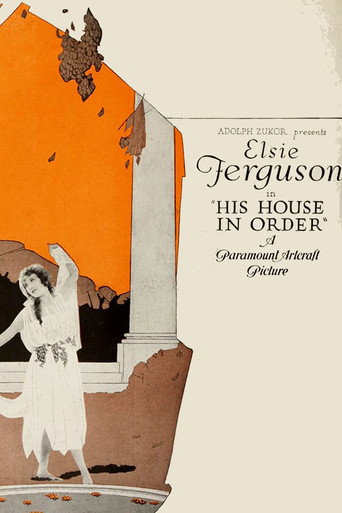 Movie poster for His House in Order (1920)