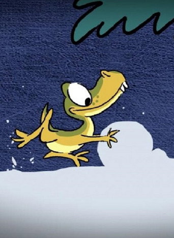 Snow Dinosaur poster