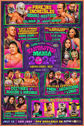 NJPW Presents CMLL Fantastica Mania 2024 - Lucha Libre USA poster