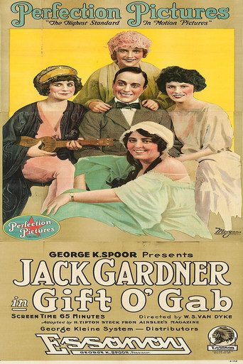 Movie poster for Gift o' Gab (1917)