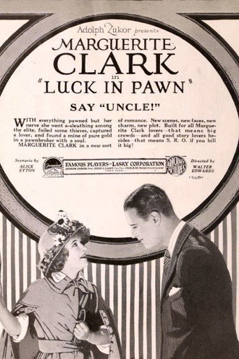 Movie poster for Luck in Pawn (1919)