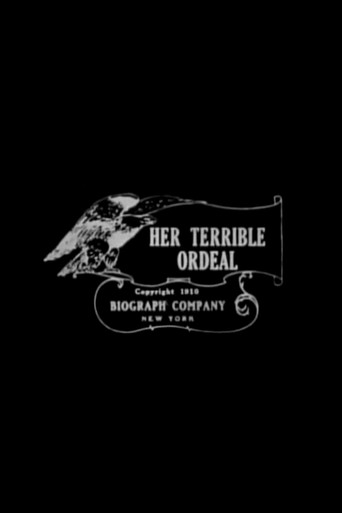 Movie poster for Her Terrible Ordeal (1910)