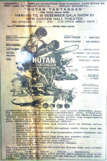 Movie poster for Hutan Tantangan (1971)
