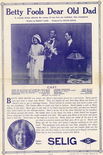 Movie poster for Betty Fools Dear Old Dad (1912)