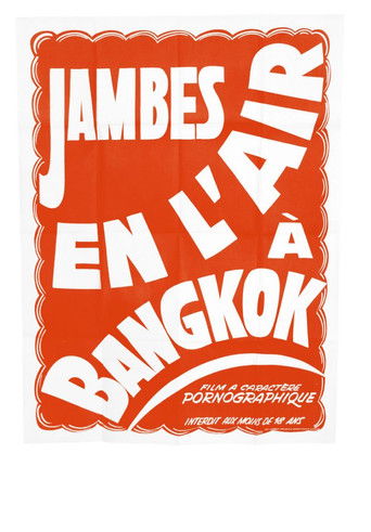 Jambes en l'air à Bangkok poster