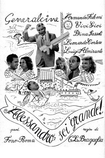 Movie poster for Alessandro, sei grande! (1940)