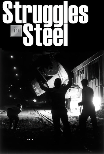 Movie poster for Struggles in Steel: A History of African-American Steelworkers (1996)
