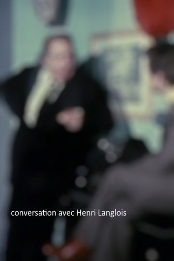Movie poster for Conversation avec Henri Langlois (1975)